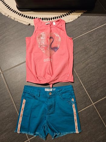 Débardeur + short 10 ans
