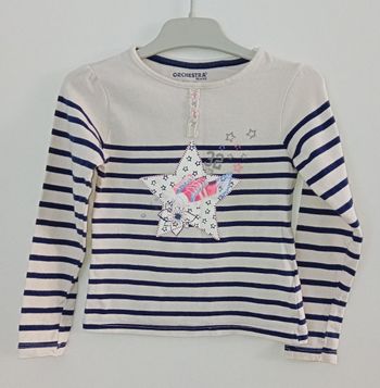 T-shirt manches longues d'hiver Orchestra 3 ans fille