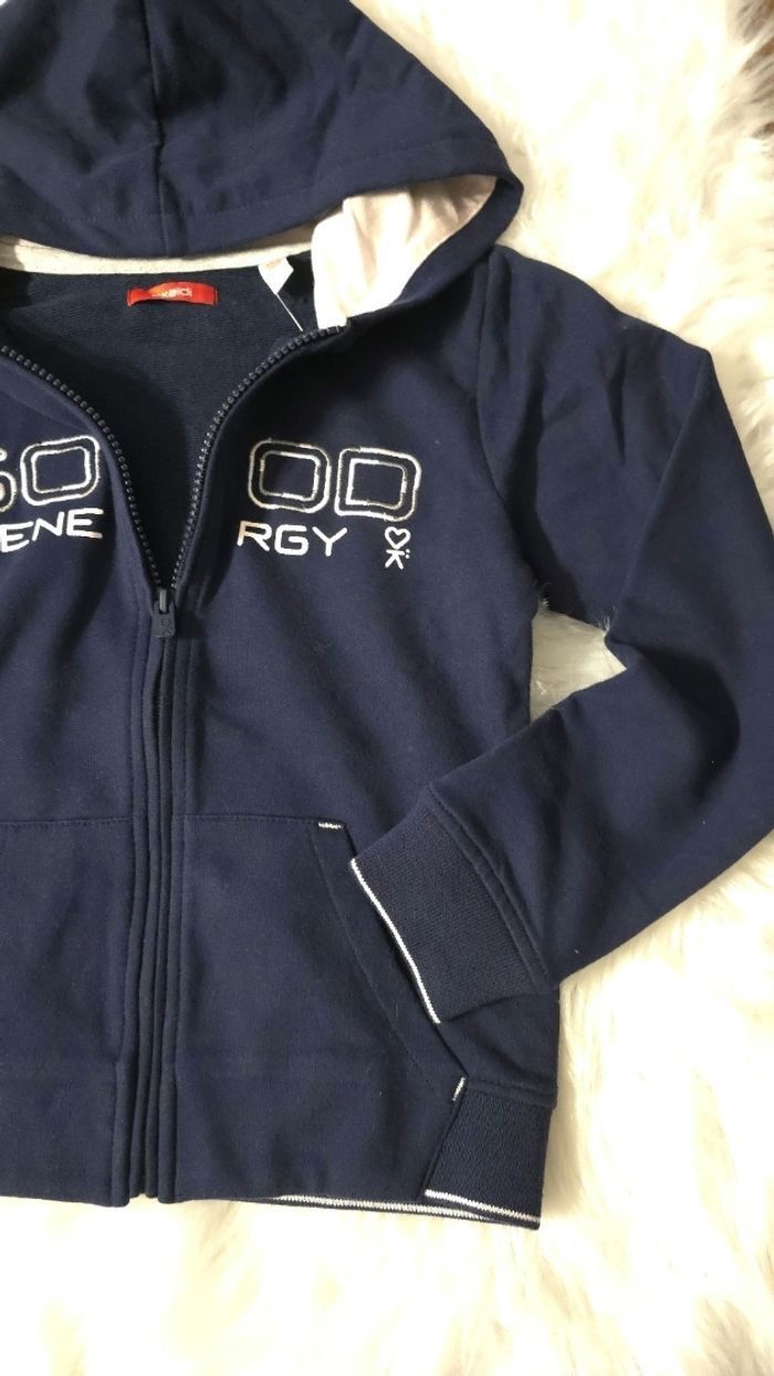 Neuf (non porté)🏷🥰🤩😍 sweat zippé molleton  8 ans fille🥰😍🤩 - photo numéro 3