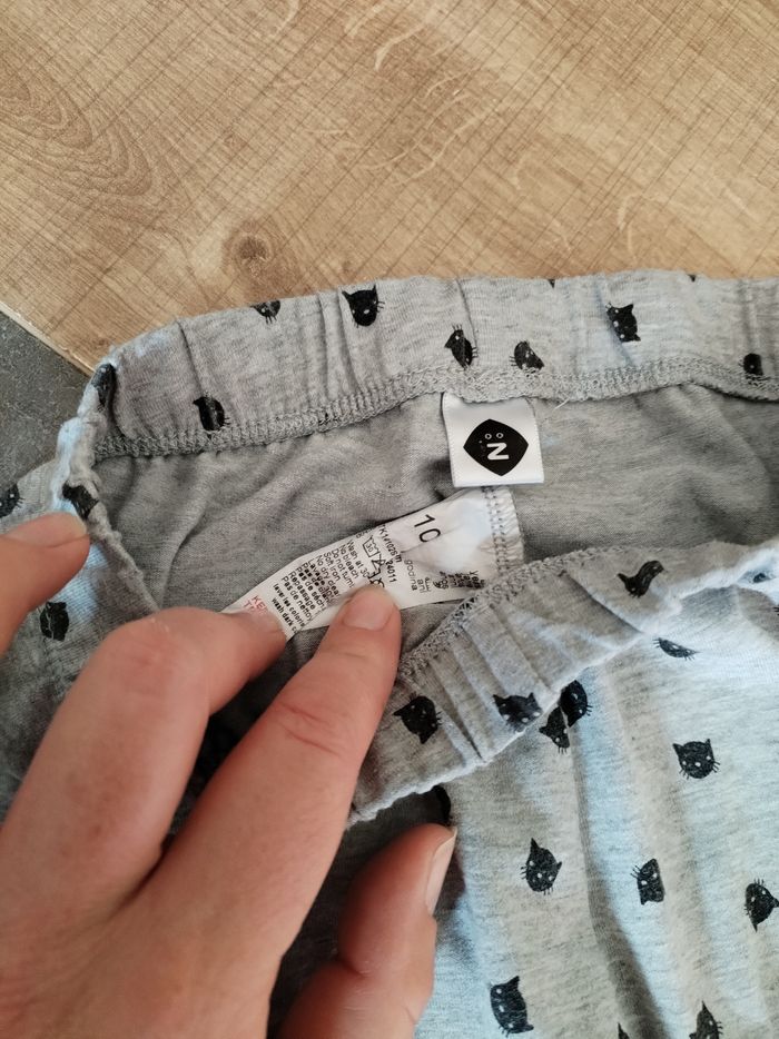 Pyjama coton dépareillé 10 ans - photo numéro 4