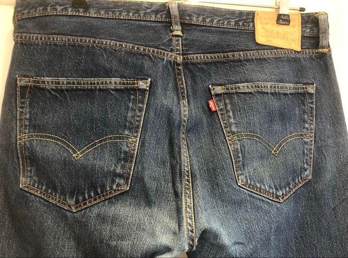 Jean 501 »Levi’s »bleu marine - photo numéro 3