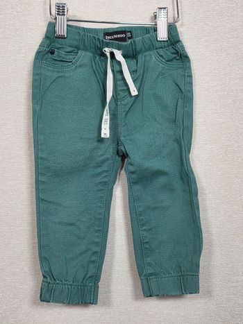 Jeans vert ajustable à la taille In extenso  80 cm