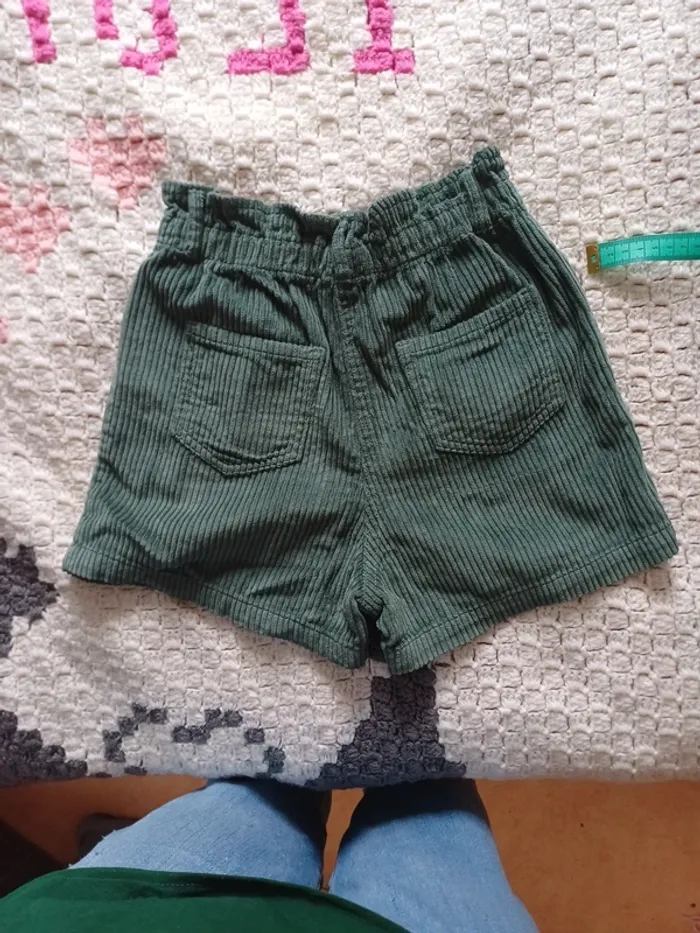 Short en velours taille élastique - photo numéro 4