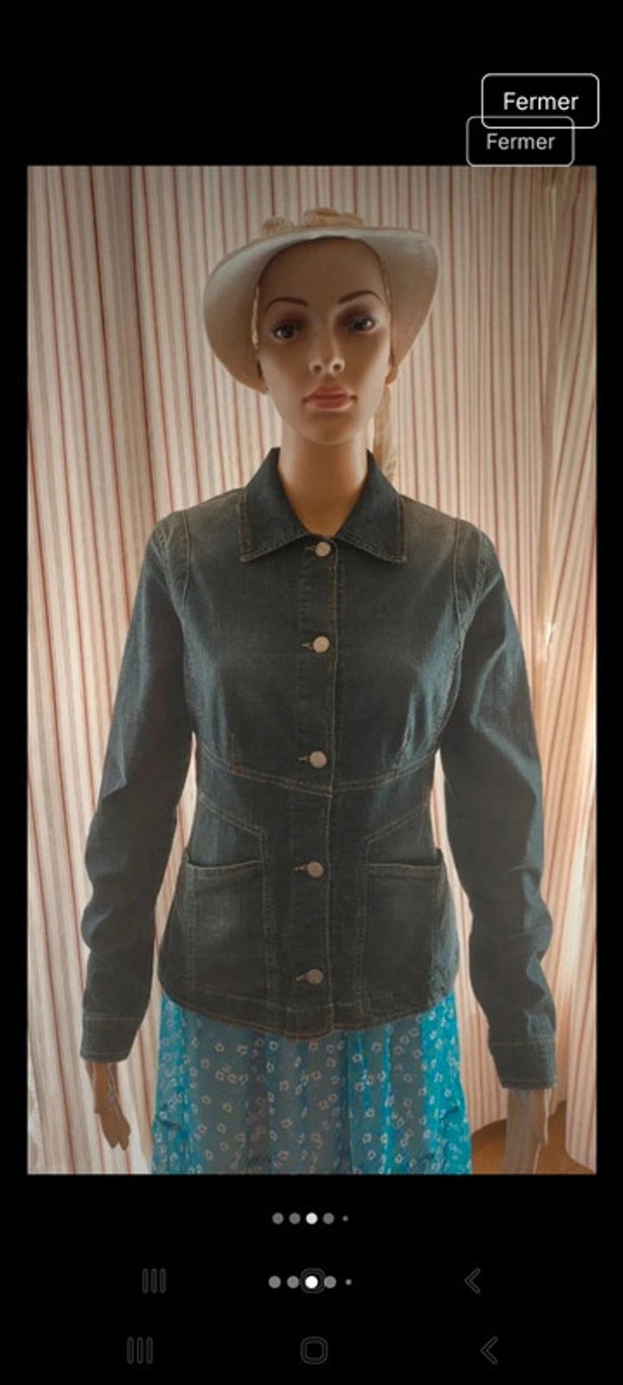 Jolie Veste Marella jeans sport fr/ be 40 it 42 - photo numéro 4