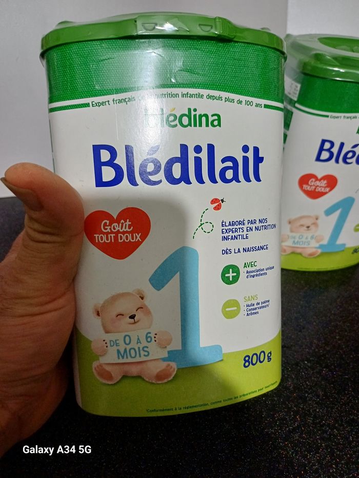 Échange ou vente 3 boîtes  Blédilait  age 1. Côtre équivalent babybio  lait de chèvre - photo numéro 4