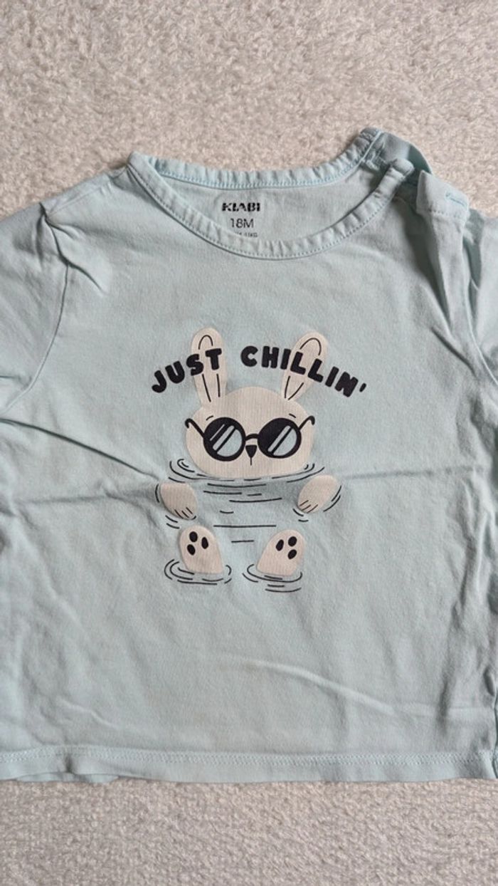 Lot 3 t-shirts 18 mois manches courtes - photo numéro 9