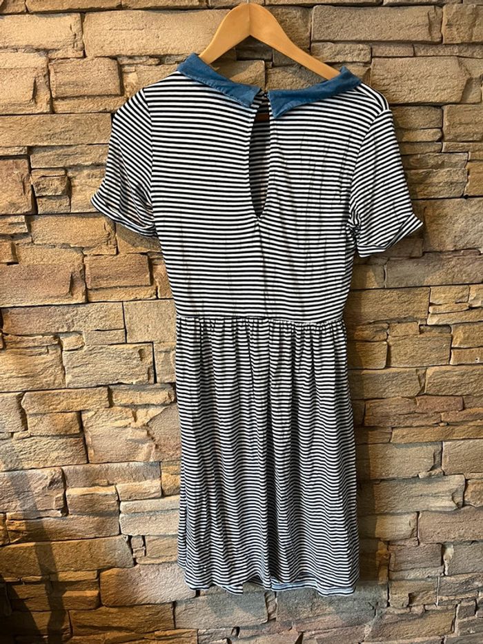 Jolie robe de grossesse col Claudine taille Envie de fraise - photo numéro 3