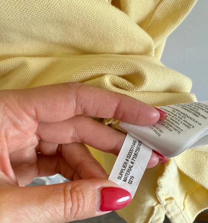Polo Ralph Lauren homme jaune taille XXL super état - photo numéro 8
