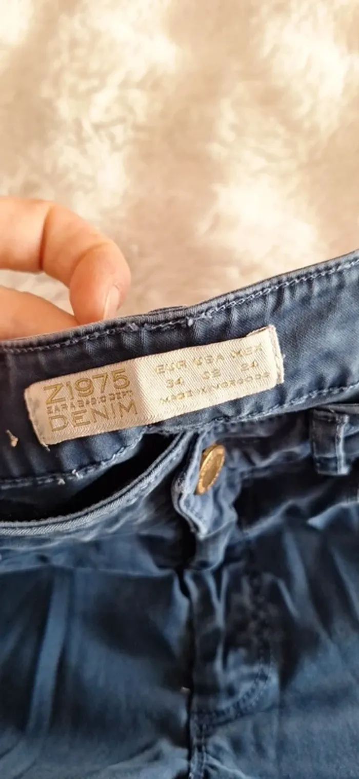 Jeans slim zara t34 #F34XS-067 - photo numéro 3