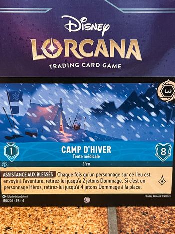 Carte Lorcana - Camp d'Hiver : Tente médicale - 170/204 - FR - 4