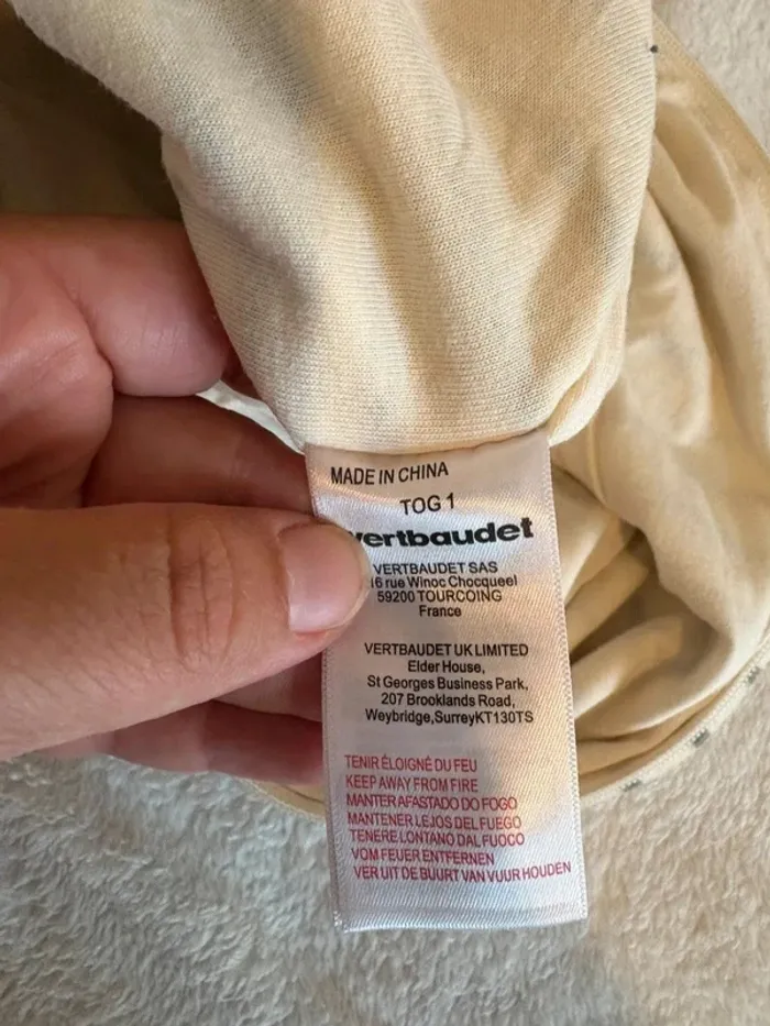 Gigoteuse naissance Vertbaudet rayée « I’m an influencer »  TOG 1 - photo numéro 5