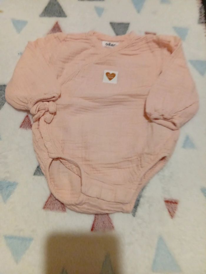 Body rose petit coeur - photo numéro 2