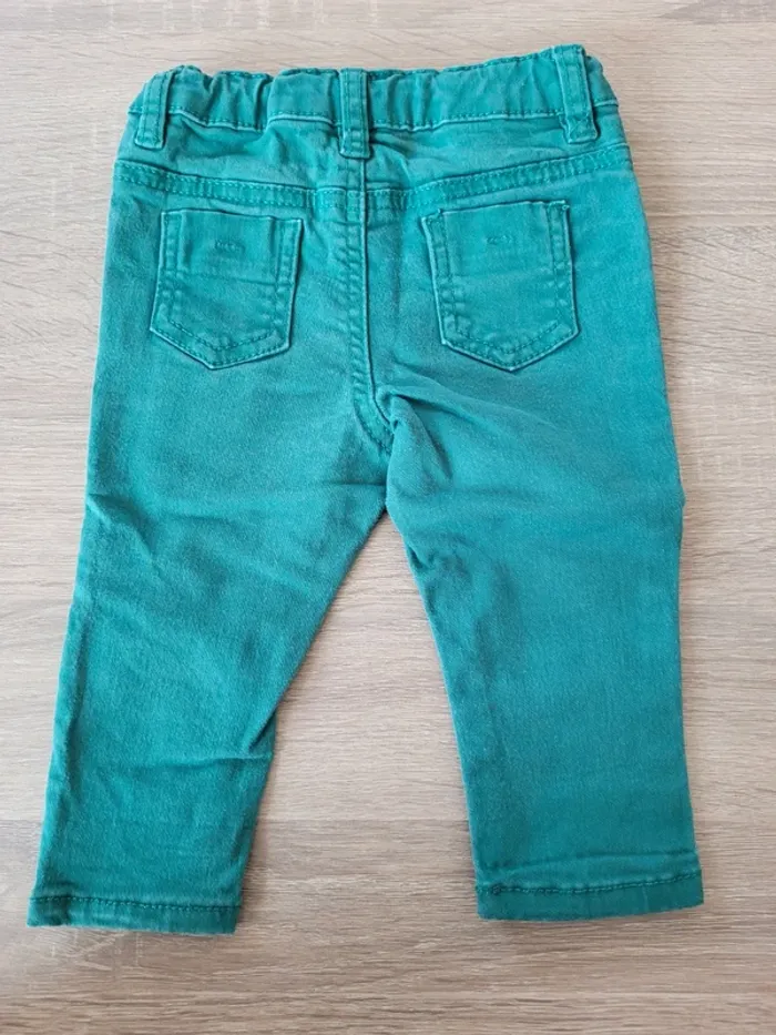 Lot de 2 pantalons fille en 9 mois - photo numéro 7