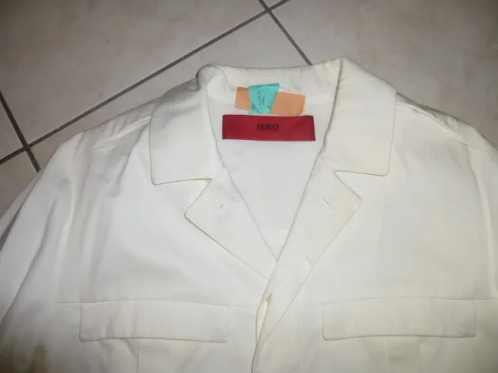 veste courte blanche hugo boss taille 52 - photo numéro 2