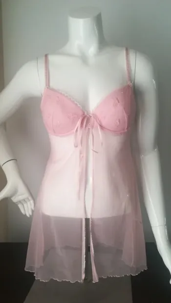 Déshabillé rose 90b