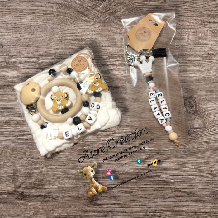 Attache tétine, anneau de dentition & porte clé - photo numéro 9