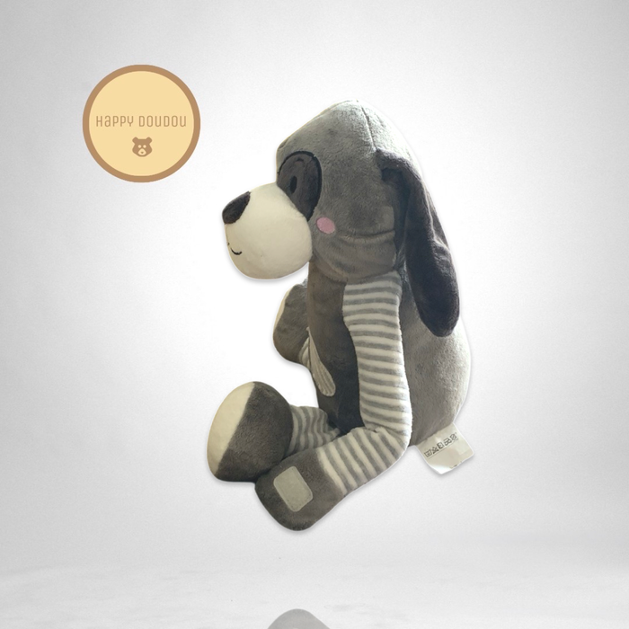 Peluche Chien gris coeur Filantex A933 - photo numéro 2