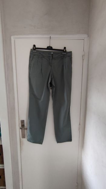 Pantalon femme en toile marque Promod taille 42 couleur kaki