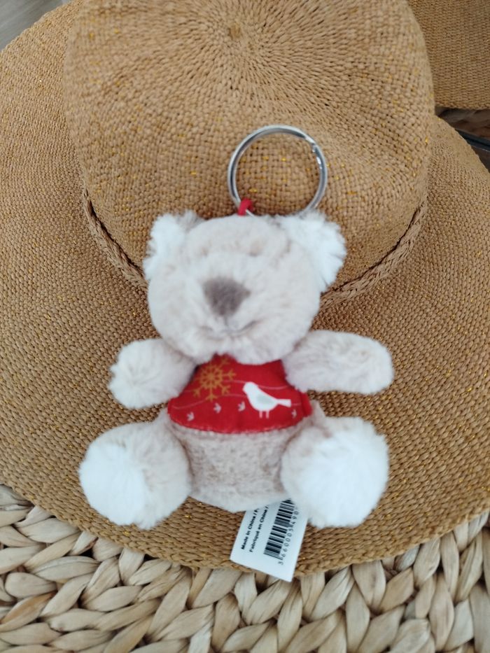 Porte clé peluche ourson NEUF