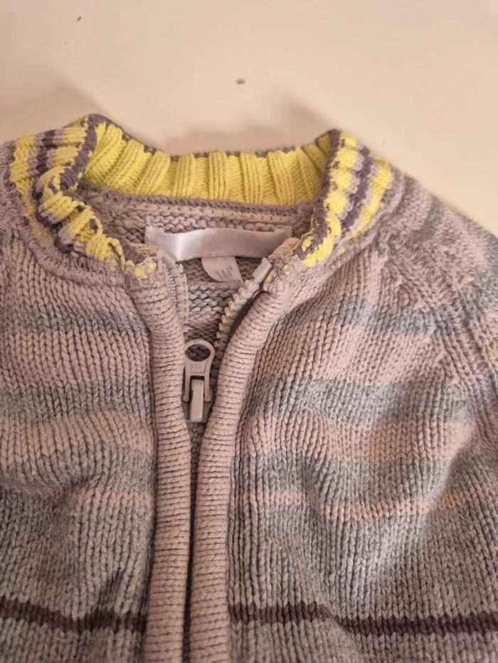 Gilet zippé 1 mois - photo numéro 2