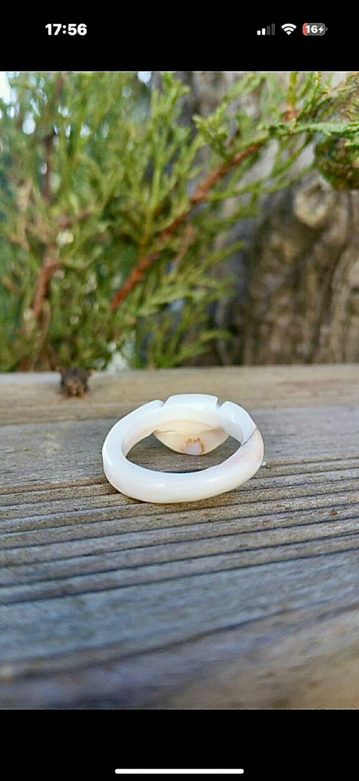 Bague tagua ivoire végétal - photo numéro 3