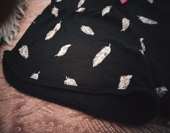 Short pyjamas plumes 100% coton en très bon état - photo numéro 4