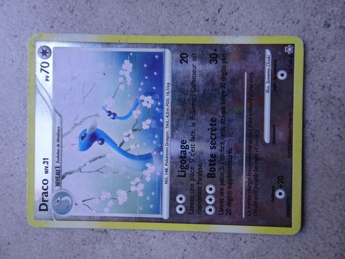 Carte draco holographique