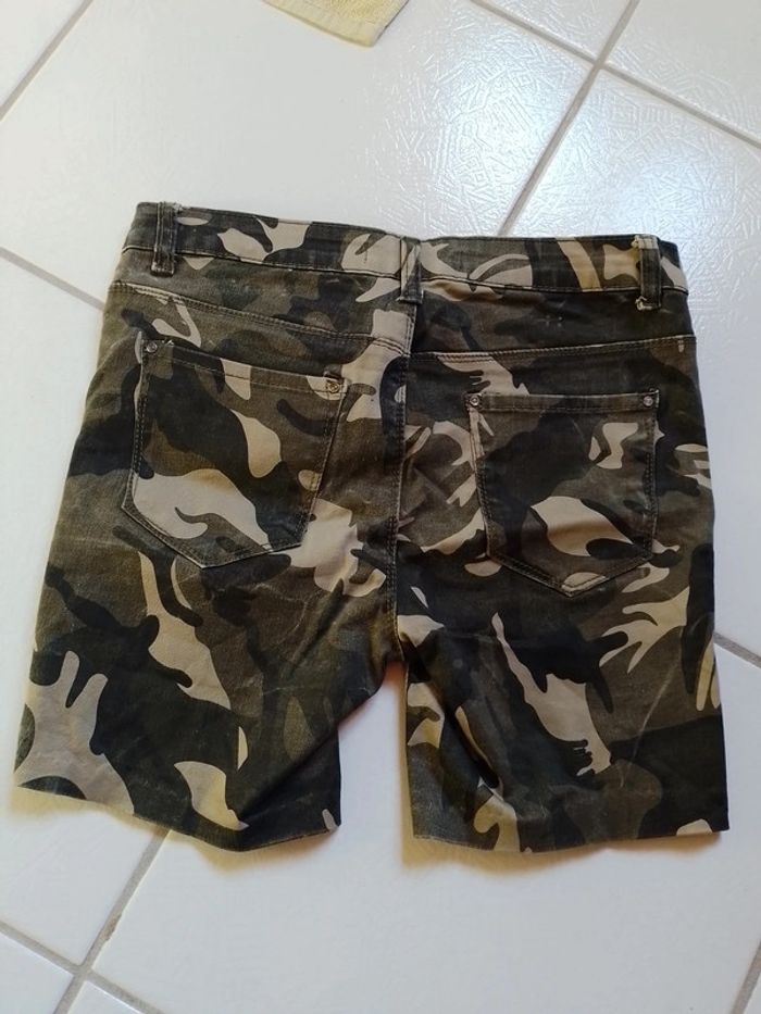 Short femme vert camouflage Goodies - photo numéro 8