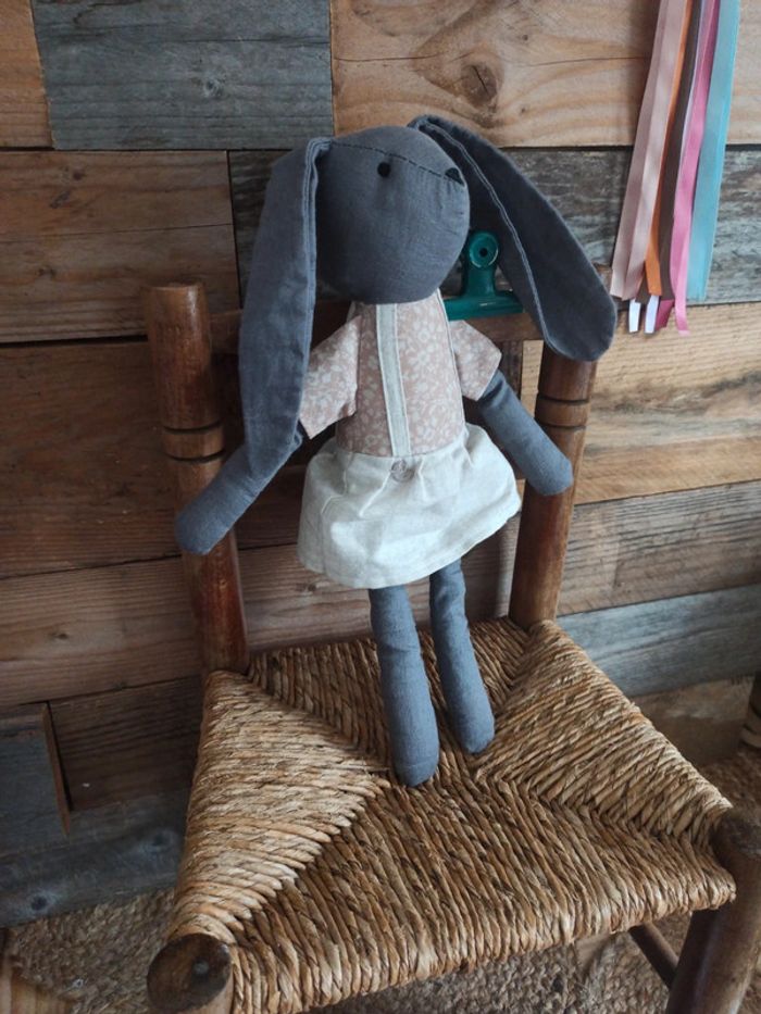 Lapin en lin H&M tbe - photo numéro 3