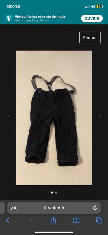 pantalon a bretelles