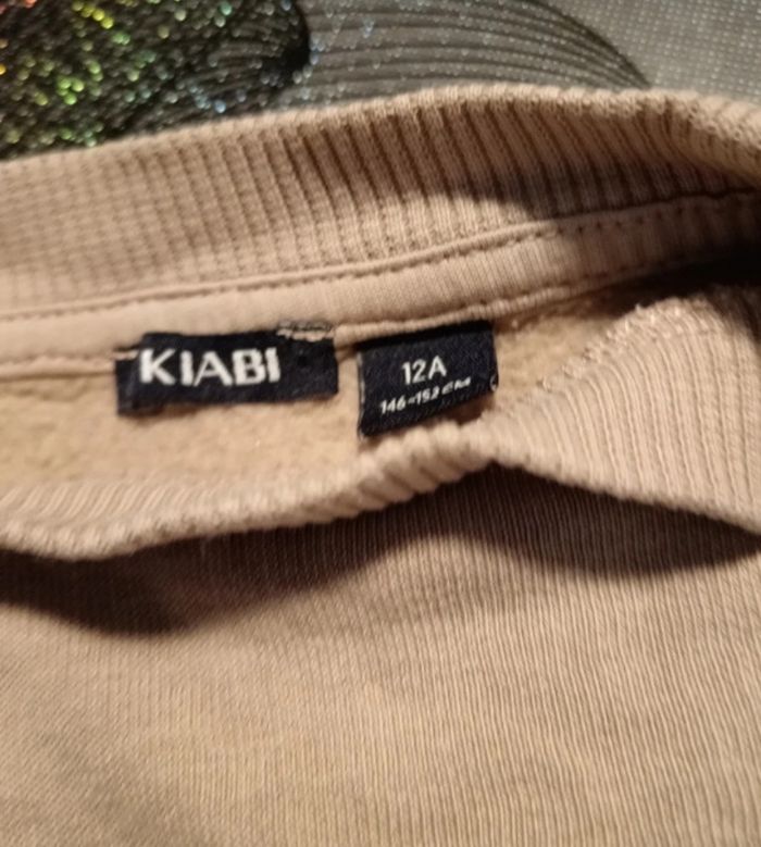Sweat beige fille Kiabi 12 ans