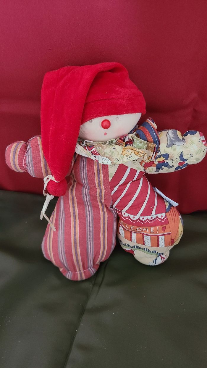 Doudou Clown Lutin Chiffon Vite un Calin Moulin Roty