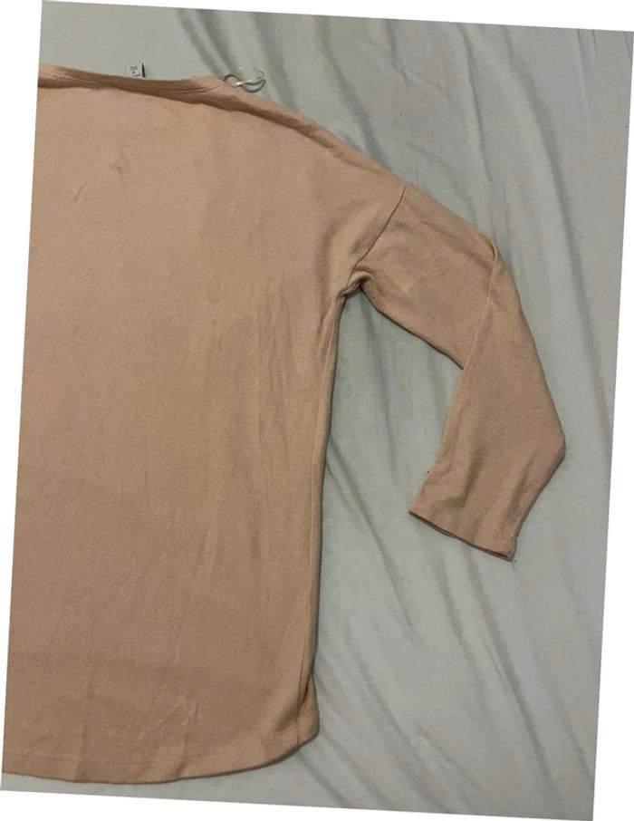 Pull Rose avec détails perles Taille S - photo numéro 7