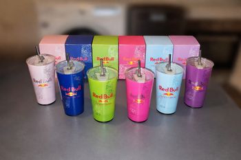 Lot 6 verres Redbull Lumineux 420ml 