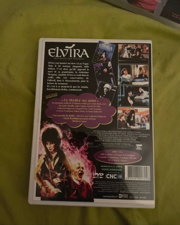 Elvira & le château hanté + elvira maîtresse des ténèbres dvd - photo numéro 9