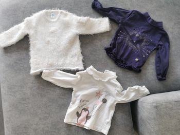 Lot de 3 vêtements hiver fille 12 mois