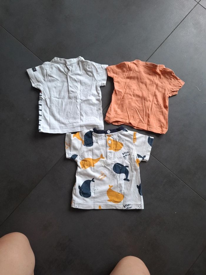 Lot de 3 tee-shirt marque terre de marins mots d'enfants 6 mois - photo numéro 6