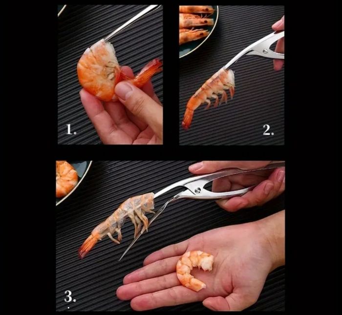 Éplucheur de crevettes, crabes, homards en acier inoxydable - photo numéro 2