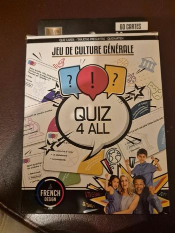 Jeu de cartes. Quizz 4 all