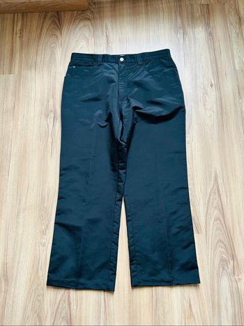 Pantalon noir uni texturé Homme Clockhouse Tailles 42-44
