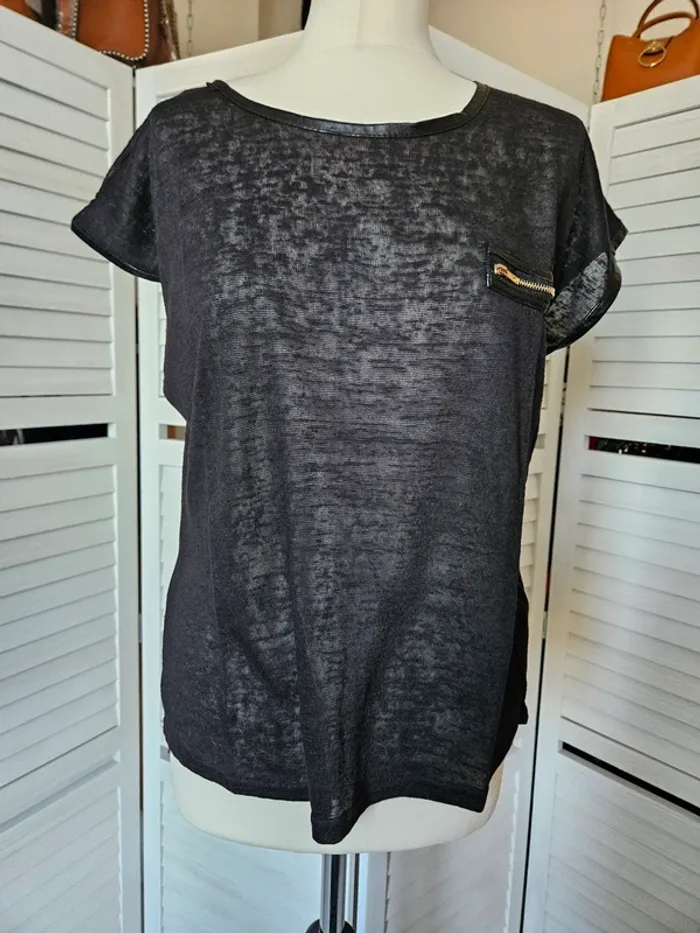 Top fluide transparent T.L - photo numéro 6