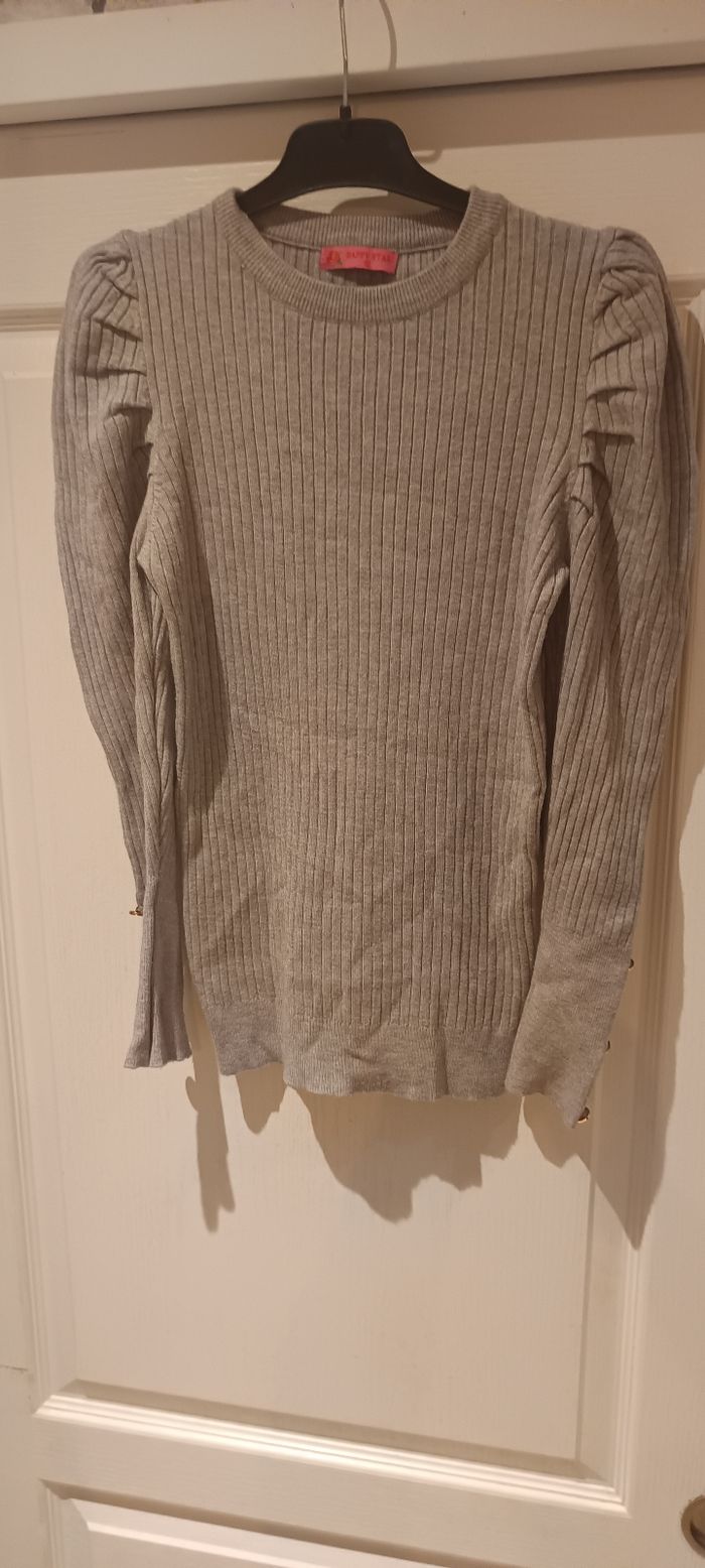 Pull gris 12 ans - photo numéro 4