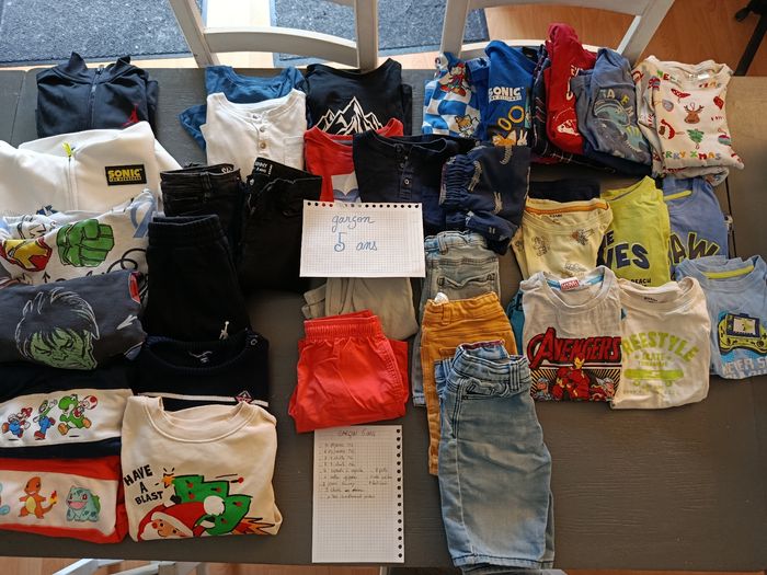 Lot vêtements garçon 5 ans