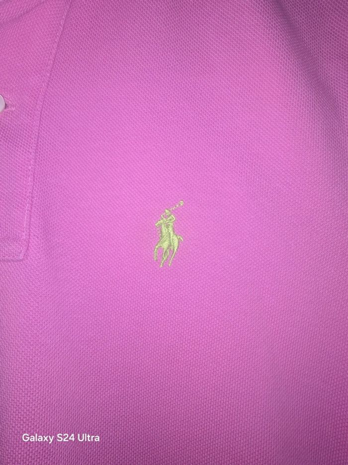 Polo Ralph Lauren rose - Taille S - photo numéro 2
