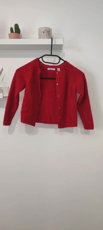 Gilet rouge Okaïdi
