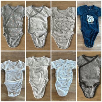 Lot de Bodies 1 mois