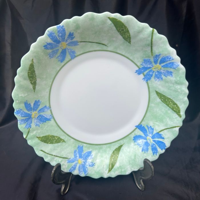 6 assiettes à soupe vintage bleuets Arcopal Gipsy - photo numéro 7