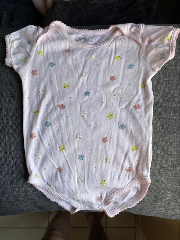 Lot 7 bodies boutchou, H&M, mots d’enfants, fille manches courtes 36m - photo numéro 16