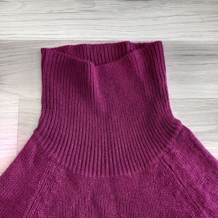 Pull à col roulé femme violet Love Knitwear taille 38h - photo numéro 2