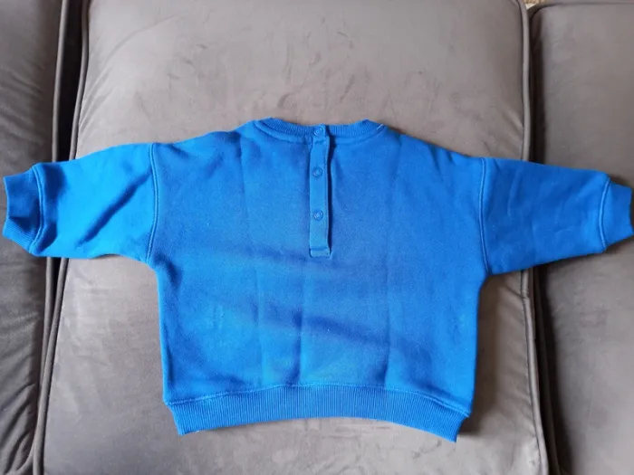Sweat bleu - Kiabi - Taille 12 mois - photo numéro 2